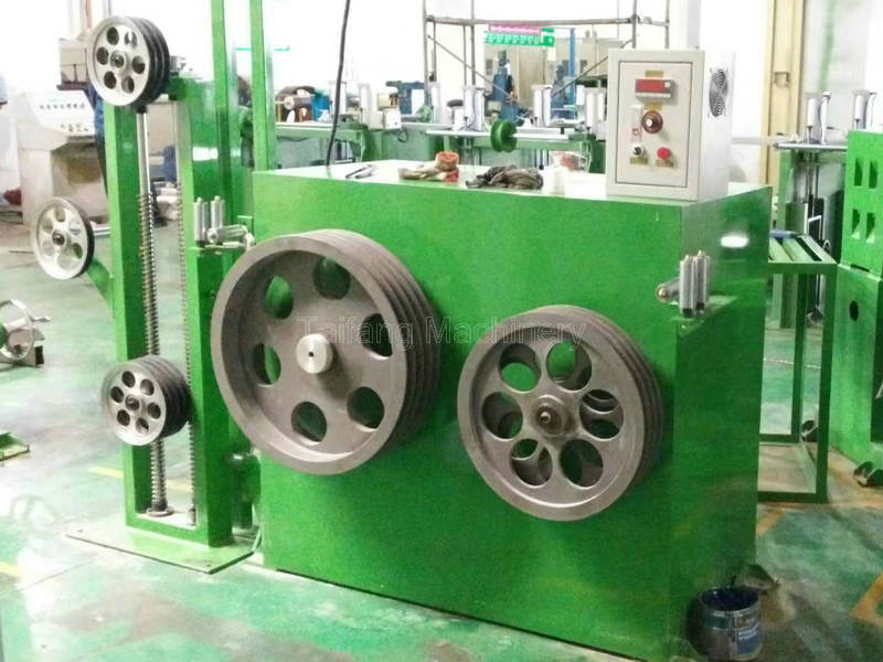 Double wheel tension machine